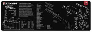 TekMat Ruger Mini-14 Cleaning Mat Black/White Rubber 36" Long Ruger Mini 14 Parts Diagram - 1028