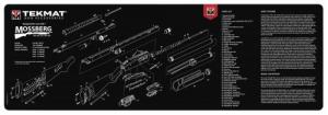 TekMat Original Cleaning Mat Mossberg Shotgun Parts Diagram 12" x 36" - TEKR36MOSSBERGG