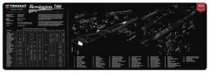 TekMat Original Cleaning Mat Remington 700 Parts Diagram 12" x 36" - TEKR36REM700