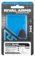 Rival Arms Grip Plug For Glock 19 Gen3 Black Hardcoat Anodized Aluminum - RA75G201A