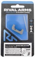 Rival Arms Magazine Release For Glock 43 Extended Stainless Aluminum - RA72G003D Rival Arms Magazine Release For Glock 43 Extended Stainless Aluminum - RA72G003D