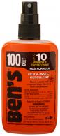 Ben's 00067080 100 Odorless Scent 3.40oz Spray Repels Ticks & Biting Insects Effective Up to 10 hrs - 742