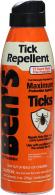 Ben's 00067300 Tick Repellent Eco-Spray Odorless Scent 6 oz Aerosol Repels Ticks Effective Up to 12 hrs - 742