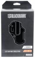 Main product image for Blackhawk T-Series L2C Black Matte Polymer OWB S&W M&P Shield 9,40 Right Hand