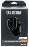 Blackhawk T-Series L2C Black Matte Polymer OWB For Glock 19,23,26,27,32,33,45 Right Hand - 410701BKR