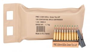 PMC Battle Pack 5.56x45mm NATO 62 gr Light Armor Piercing (LAP) 120 Bx/ 5 Cs - 556(M55)BP PMC Battle Pack 5.56x45mm NATO 62 gr Light Armor Piercing (LAP) 120 Bx/ 5 Cs - 556(M55)BP