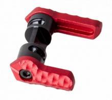 Seekins Precision Safety Selector 60/90 Degree Red Anodized Aluminum Ambidextrous