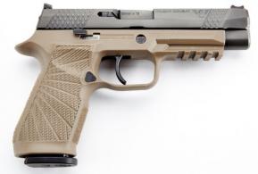 Wilson Combat P320 Tan/Black Action Tuned Curved Trigger 9mm Pistol - SIGWCP320F9TATC Wilson Combat P320 Tan/Black Action Tuned Curved Trigger 9mm Pistol - SIGWCP320F9TATC
