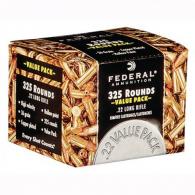 Federal Value Pack .22 LR 36gr CPHP 325 Bx/ 10 Cs - 725 Federal Value Pack .22 LR 36gr CPHP 325 Bx/ 10 Cs - 725