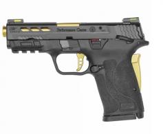Smith & Wesson Performance Center M&P 9 Shield EZ M2.0 Gold Ported Thumb Safety 9mm Pistol - 13227 Smith & Wesson Performance Center M&P 9 Shield EZ M2.0 Gold Ported Thumb Safety 9mm Pistol - 13227