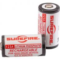 Surefire SFLP123 CR123A 3v Lithium 1550 mAh 2 Pack - SFLFP123