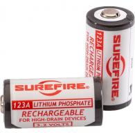 Surefire SFLP123 CR123A 3v Lithium 1550 mAh 2 Pack - SFLFP123