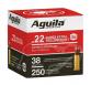 Main product image for Aguila Super Extra High Velocity .22 LR 38 gr Copper Plated Hollow Point  250rd box