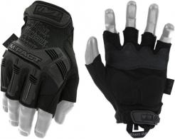 Mechanix Wear MFL55010 M-Pact Covert Black Fingerless Synthetic Leather Large TPR Closure - 1063