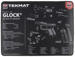 TekMat TEKR204243 Ultra Premium Cleaning Mat For Glock 42/43 Parts Diagram 15" x 20" - TEKR20GLOCK4243