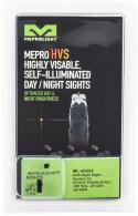 Meprolight Hyper-Bright for Most For Glock Fixed Yellow Tritium Handgun Sights - ML40224F.S Y