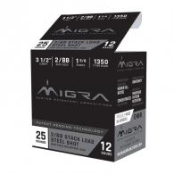 Migra Custom Waterfowl Steel Staxd 12 Gauge Ammo 3.5 " #2 and #BB shot 1 5/8 oz 25rd box - M12LS2BB Migra Custom Waterfowl Steel Staxd 12 Gauge Ammo 3.5 " #2 and #BB shot 1 5/8 oz 25rd box - M12LS2BB