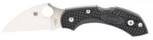 Spyderco Dragonfly 2 Lightweight 2.28" Wharncliffe Plain FRN Black Handle Folding - C28FPWCBK2