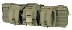 RUKX GEAR Tactical Double Gun Case Green 600D Polyester 36"