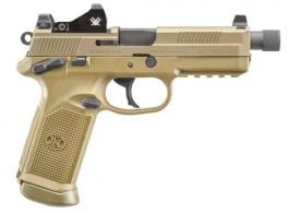 FN FNX Tactical .45 ACP 5.30" 15+1 Flat Dark Earth with Vortex Viper Red Dot Threaded Barrel