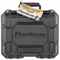 Flambeau 1312SN Range Locker 13" Black Full Size Handgun Or Multiple Compact Handguns Polymer - 434 Flambeau 1312SN Range Locker 13" Black Full Size Handgun Or Multiple Compact Handguns Polymer - 434