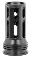 Huxwrx 1799 QD 762 Flash Hider Black with 5/8"-24 tpi Threads, 2.30" OAL & 1.20" Diameter for 30 Cal AR-Platform