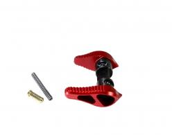 TIMBER CREEK OUTDOOR INC Safety Selector 45/90 Degree AR Platform Red Anodized Aluminum Ambidextrous - AMBISSR TIMBER CREEK OUTDOOR INC Safety Selector 45/90 Degree AR Platform Red Anodized Aluminum Ambidextrous - AMBISSR