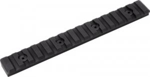 TIMBER CREEK OUTDOOR INC M-Lok Picatinny Rail AR-Platform 15-Slot Black Hardcoat Anodized - M15SPRBL
