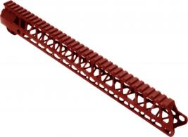 TIMBER CREEK OUTDOOR INC Enforcer Handguard AR-15 Red Anodized Aluminum 15" Picatinny/M-LOK - ME15HGR TIMBER CREEK OUTDOOR INC Enforcer Handguard AR-15 Red Anodized Aluminum 15" Picatinny/M-LOK - ME15HGR