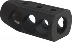 TIMBER CREEK OUTDOOR INC Muzzle Brake 50 Beowulf 49/64-20 tpi Black Cerakote Aluminum - 50BEOHBBLC
