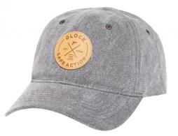 Glock Safe Action Patch Hat, Distressed Gray Denim, Relaxed Fit w/Adjustable Metal Back, Leather-Like Glock Patch - 137 Glock Safe Action Patch Hat, Distressed Gray Denim, Relaxed Fit w/Adjustable Metal Back, Leather-Like Glock Patch - 137