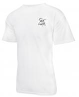 Glock Carry With Confidence White w/Red & Blue Logo Large Short Sleeve - AA75108 Glock Carry With Confidence White w/Red & Blue Logo Large Short Sleeve - AA75108