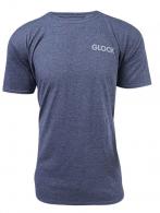 Glock American Flag Heather Navy Large Short Sleeve - AA75157