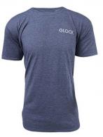 Glock American Flag Heather Navy 3XL Short Sleeve - AA75160