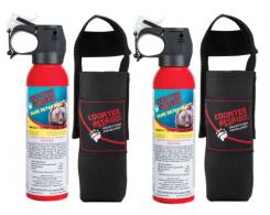 Counter Assault 15067015 Bear Spray Capsaicin Range 32 ft-7 Seconds 8.10 oz Includes 2 Holsters - 742 Counter Assault 15067015 Bear Spray Capsaicin Range 32 ft-7 Seconds 8.10 oz Includes 2 Holsters - 742