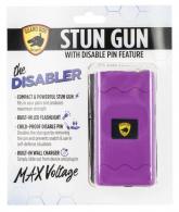 Guard Dog Disabler Stun Gun with Flashlight Purple Rubber Coated