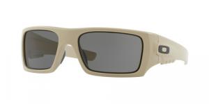 Oakley OO92531661 Ballistic Det Cord Adult Gray Lens Plutonite Dessert Tan Frame - 1078 Oakley OO92531661 Ballistic Det Cord Adult Gray Lens Plutonite Dessert Tan Frame - 1078