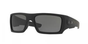 OAKLEY (LUXOTTICA) Ballistic Det Cord Gray Plutonite Matte Black Frame w/Tonal Flag - OO9253-10