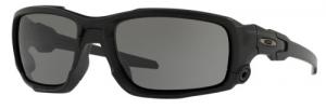 Oakley OO932901 Ballistic Shocktube 100% UV Rated Plutonite Gray Lens with Matte Black Frame & Unobtainium Temple Sleeves & Nose - 1078 Oakley OO932901 Ballistic Shocktube 100% UV Rated Plutonite Gray Lens with Matte Black Frame & Unobtainium Temple Sleeves & Nose - 1078