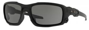 OAKLEY (LUXOTTICA) Ballistic Shocktube Gray Plutonite Matte Black - OO9329-01