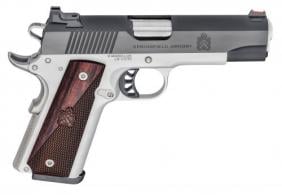 Springfield Armory 1911 Ronin Operator 9mm 4.25" 9+1 Black Carbon Steel Slide Satin Aluminum Cerakote Frame Crosse