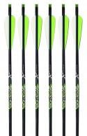 Carbon Express Piledriver Crossbolt Black/Green Carbon Fiber Composite 22" 6 Per Pack Includes Inserted Moon nocks, 6 Univ - 52141 Carbon Express Piledriver Crossbolt Black/Green Carbon Fiber Composite 22" 6 Per Pack Includes Inserted Moon nocks, 6 Univ - 52141