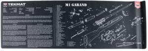 TekMat Original Cleaning Mat M1 Grand Parts Diagram 36" x 12" - TEKR36M1GARANDBK