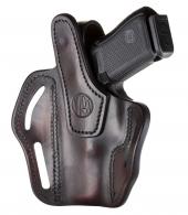 1791 Gunleather BHX Black Leather OWB For Glock 19/Sig P228/S&W MP9,40/XD9,40 Right Hand - BHX3SBRR 1791 Gunleather BHX Black Leather OWB For Glock 19/Sig P228/S&W MP9,40/XD9,40 Right Hand - BHX3SBRR