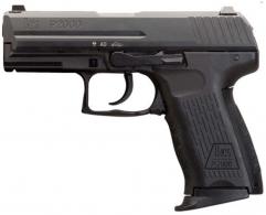 Heckler & Koch H&K P2000 V3 9mm 3.66" 10+1 (2) Black Black Steel Slide Black Interchangeable Backstrap Grip - 81000043
