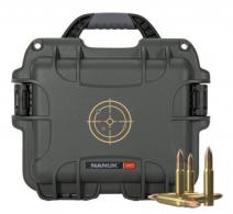 Nanuk 905 Polycarbonate Olive w/Tan Target Logo - 905-AMMO6