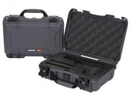 Nanuk 909 Classic Pistol Case Graphite Polyethylene