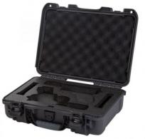 Nanuk 910-7 910 For Glock Compatible 2 Up Pistol Case Graphite Polyethylene - 910-GLOCK7