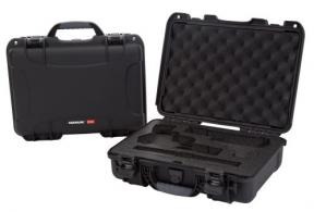 Nanuk 910 Classic 2 Up Pistol Case Black Polyethylene - 910-CLASG1