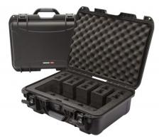 Nanuk 925 4 UP Pistol Case with Foam Black Polyethylene - 925-4UP1